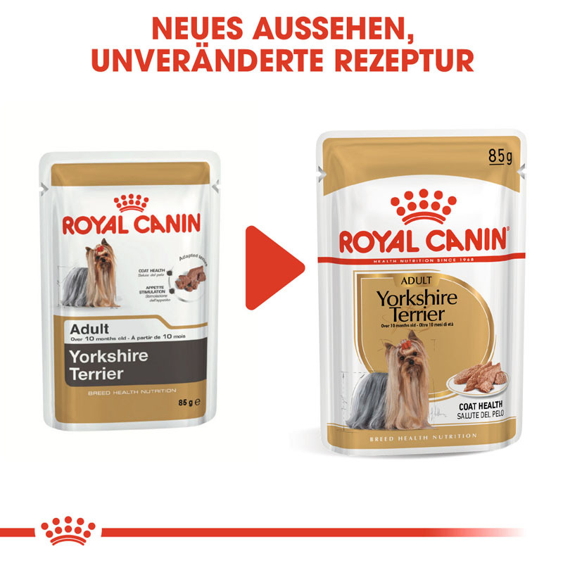 ROYAL CANIN Hundenassfutter ROYAL CANIN Yorkshire Terrier Adult Mousse 12x85g