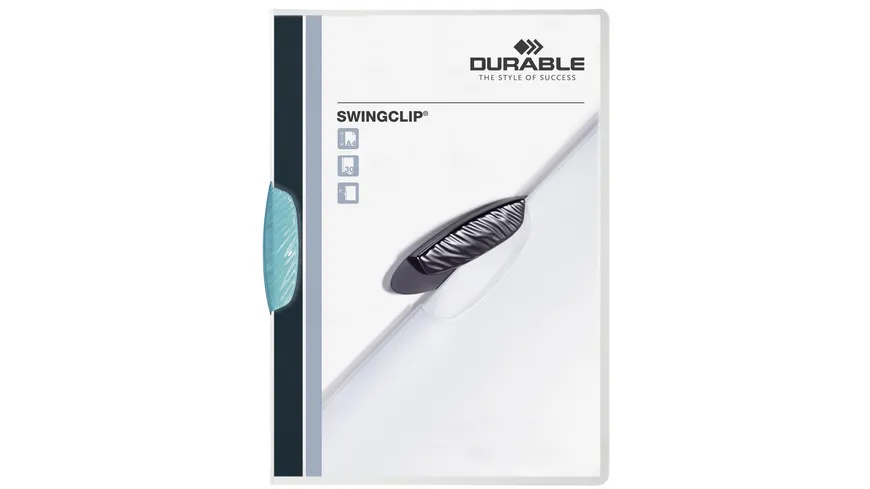 DURABLE Klemm-Mappe SWINGCLIP® A4 transluzent mittelblau