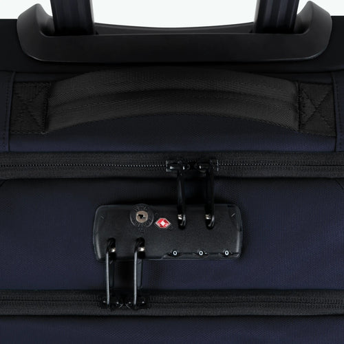 Reykjavik navy blue 2-wheel soft suitcase