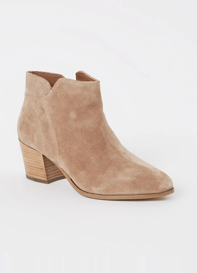 Dune London  Wide Fit Parlor enkellaarsje van nubuck