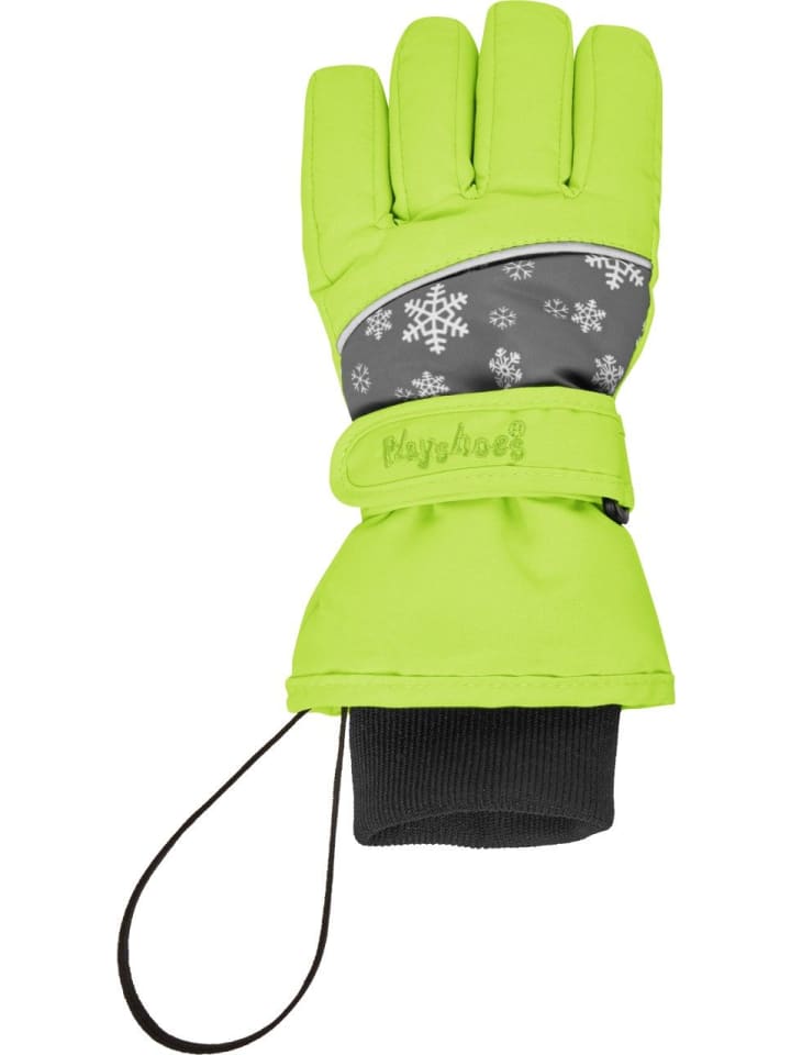 Playshoes Skihandschuhe in grün günstig kaufen