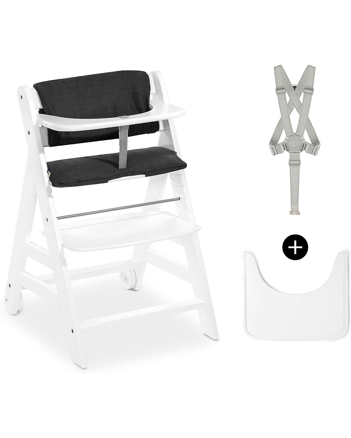 Hochstuhl Beta+ inkl. Sitzverkleinerer, White