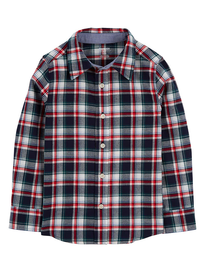 OshKosh Hemd in Rot/ Schwarz günstig kaufen