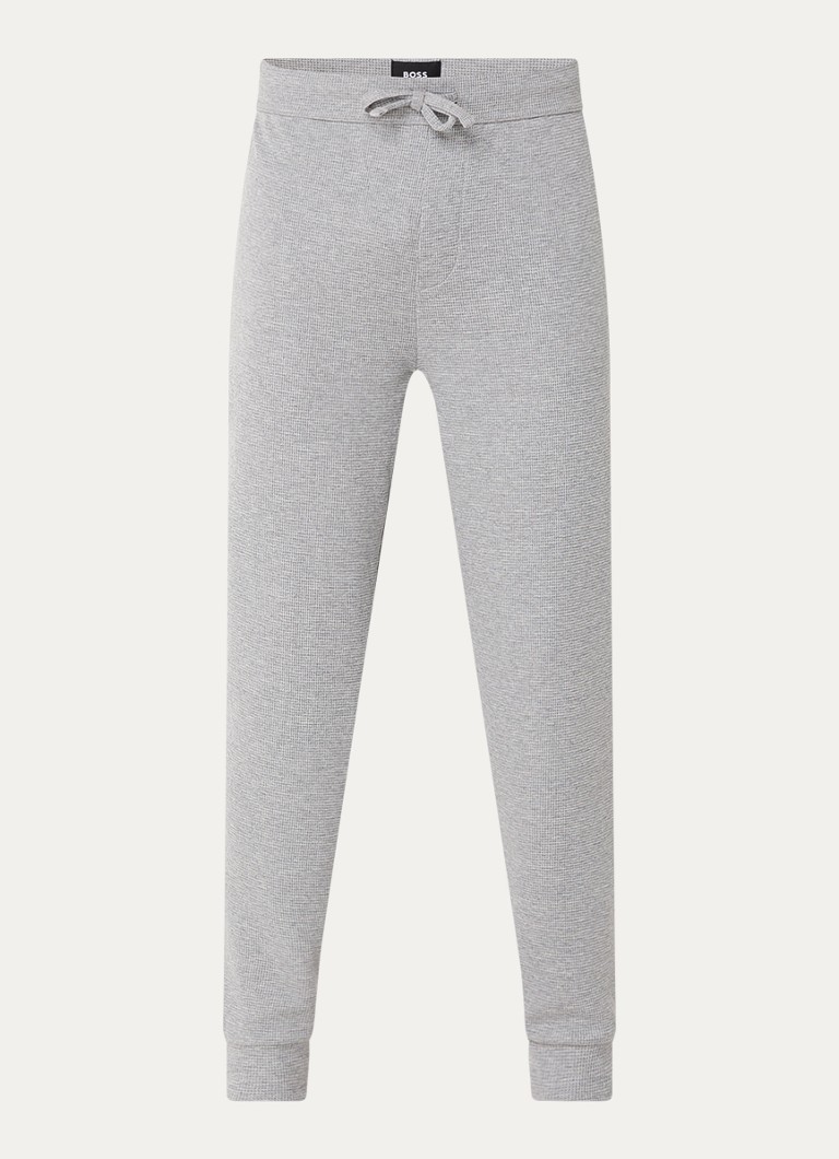 HUGO BOSS Teksturoitu vohvelikuvioinen pyjamahousut