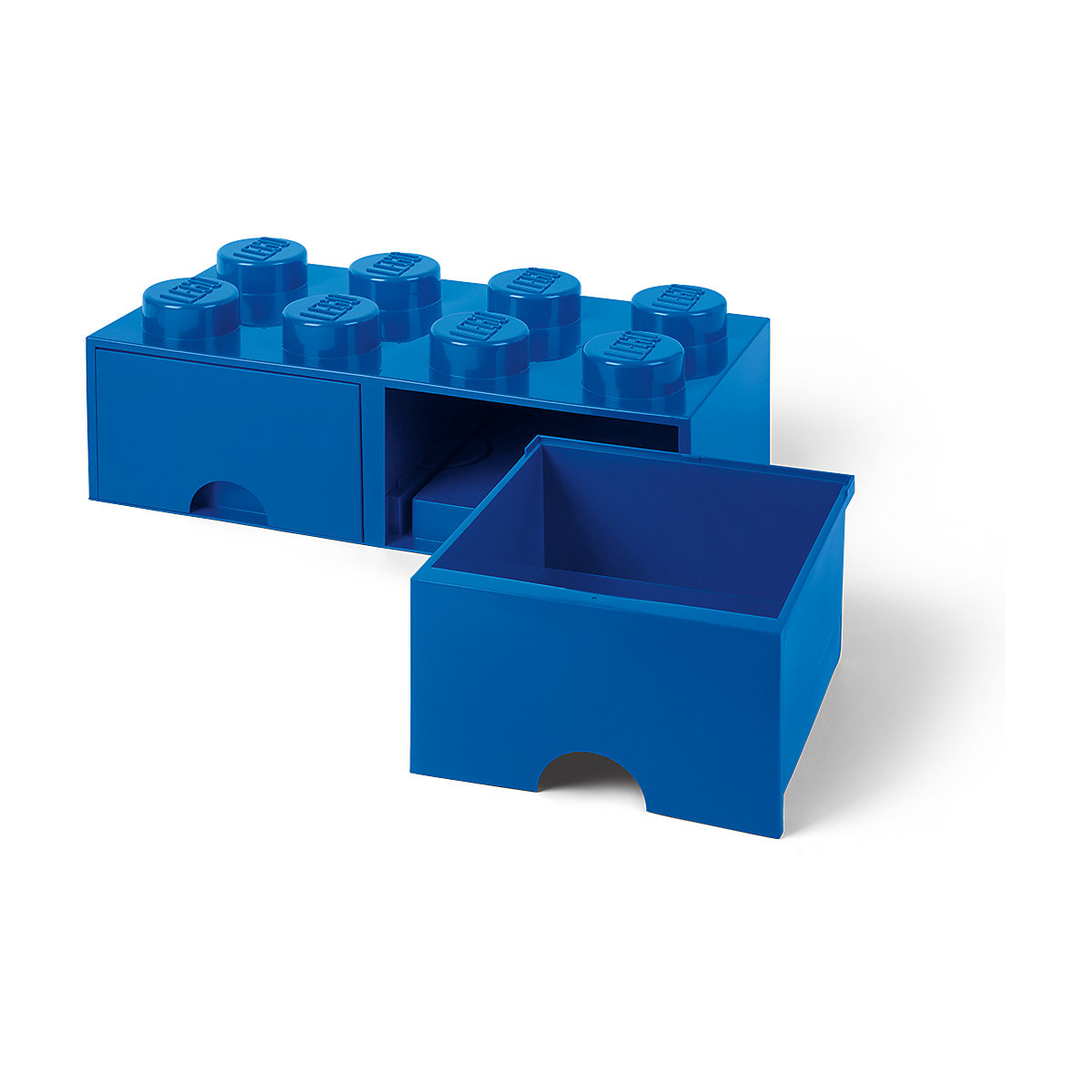 LEGO® Aufbewahrungsbox Storage Brick 8er blau mit Schublade, 50 x 25 x 18 cm
