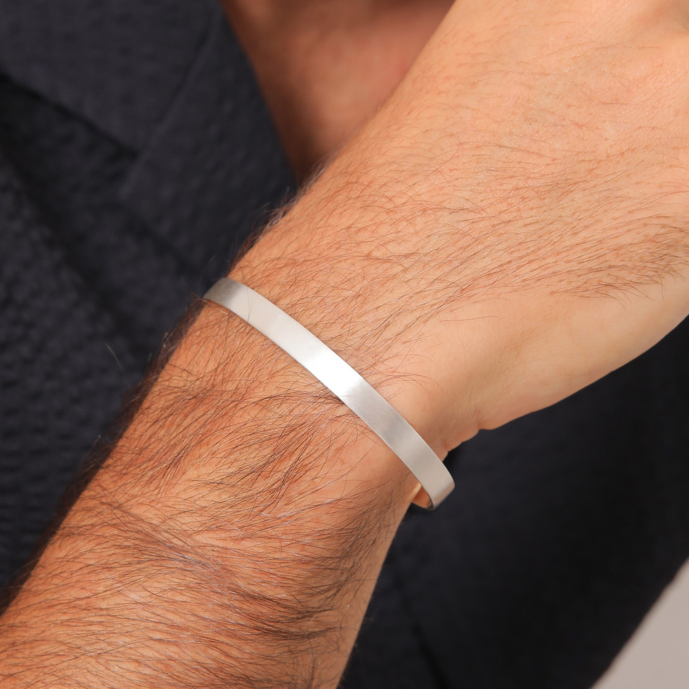 KUZZOI KUZZOI Bracelet Basic Bracelet Homme en Argent sterling 925 Bracelet
