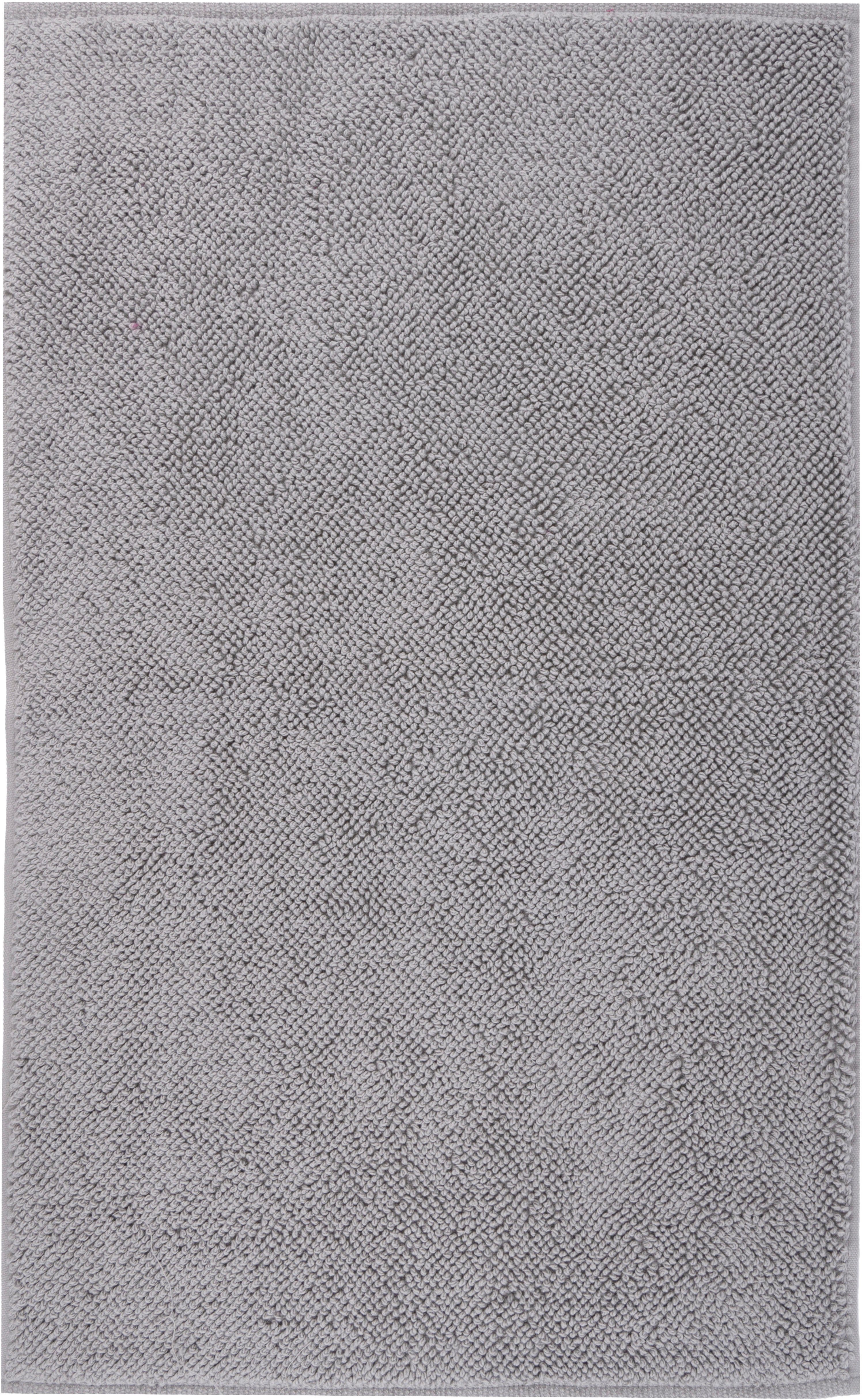 Badematte Niki Soft my home, Höhe 10 mm, beidseitig nutzbar, Baumwolle, rechteckig, besonders dichter Flor, 2er Set, Wendebadematte
