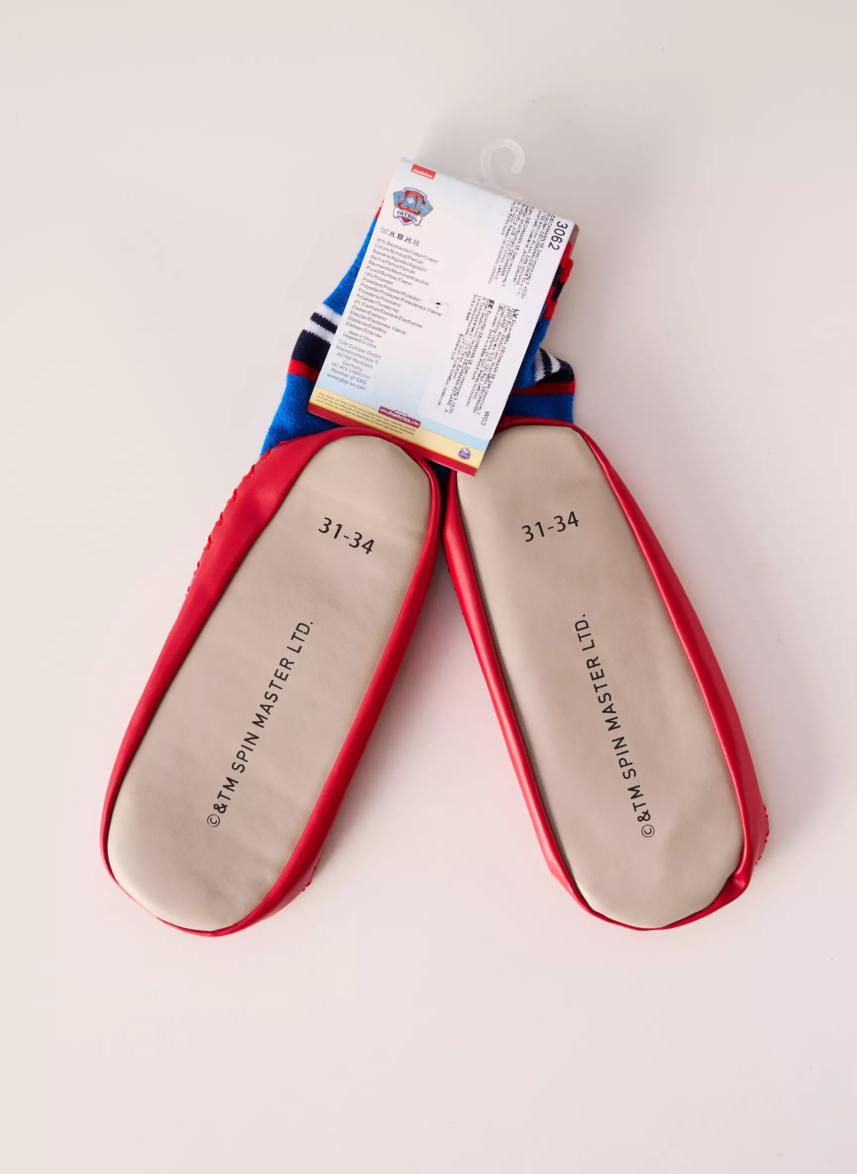 Pat Patrouille Chaussons Garcon couleur bleu