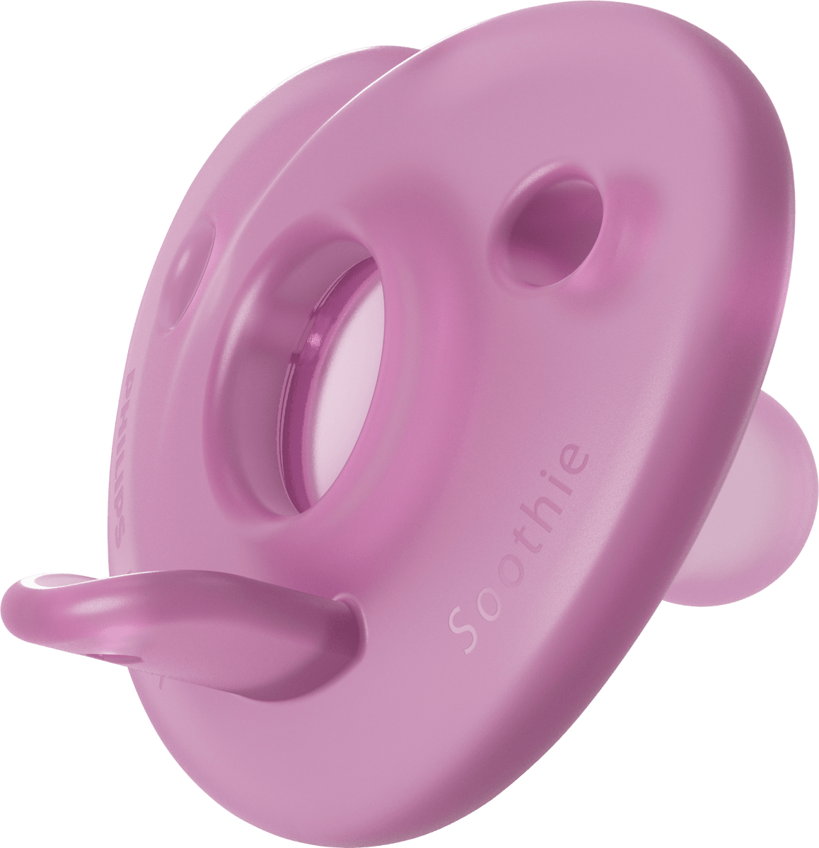 Schnuller Soothie Silikon, rosa/pink, 0-6 Monate, 2 St