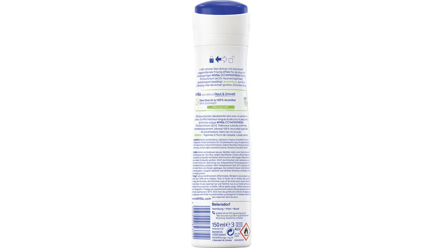 NIVEA Deo Spray fresh pure 150 ml