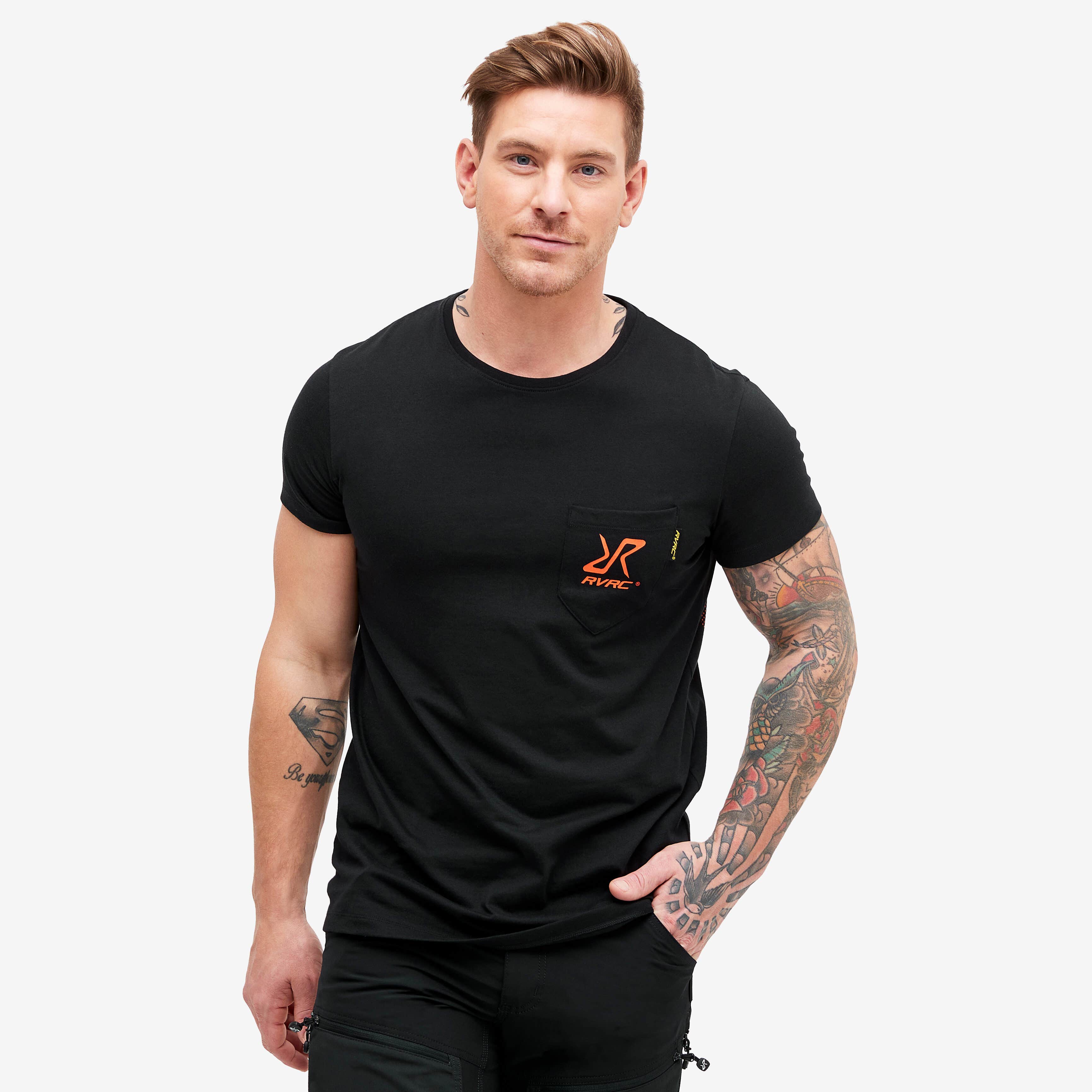 Fat Graphic Tee Homme Black/Flame