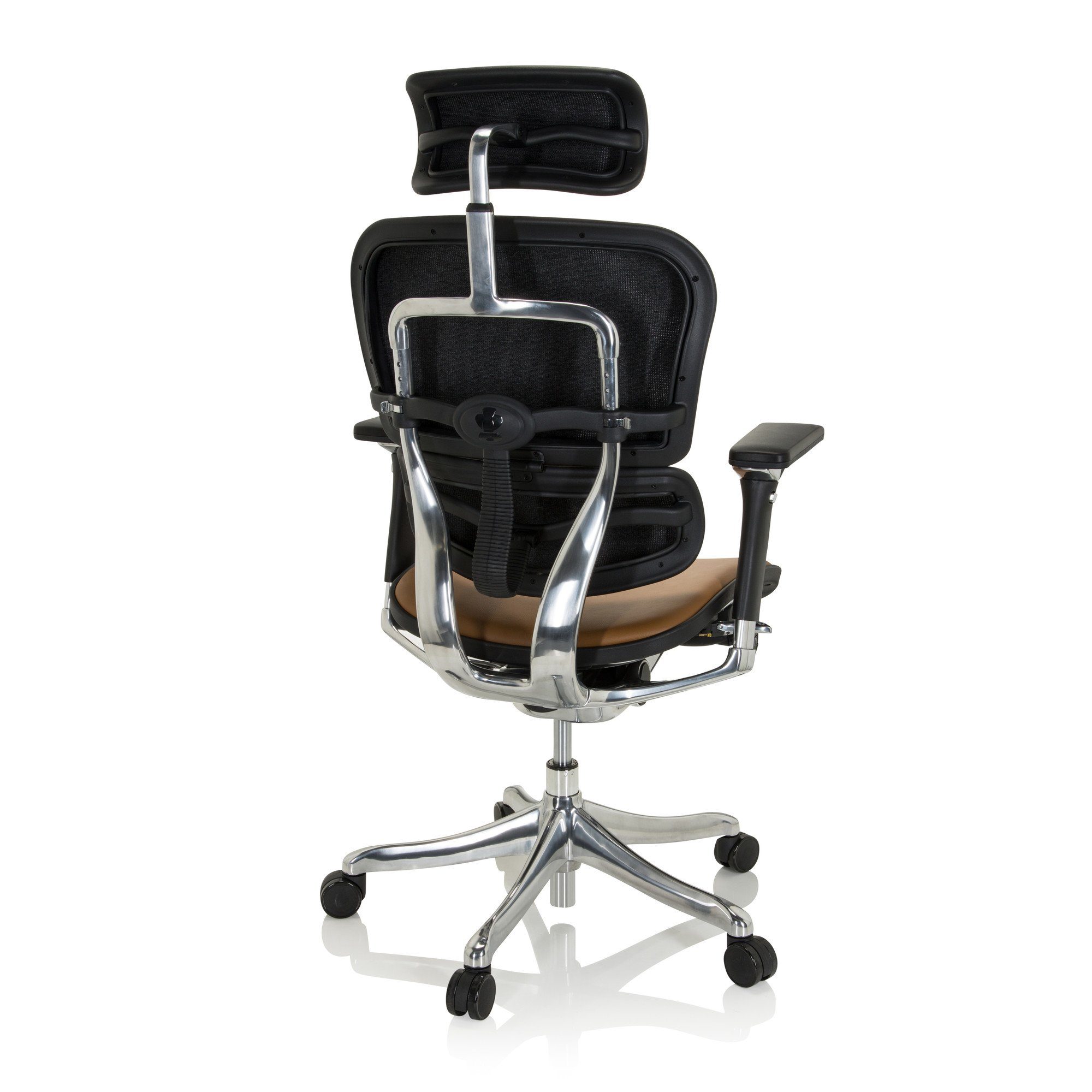 hjh OFFICE Drehstuhl High End Bürostuhl ERGOHUMAN PLUS Leder (1 St), Schreibtischstuhl ergonomisch