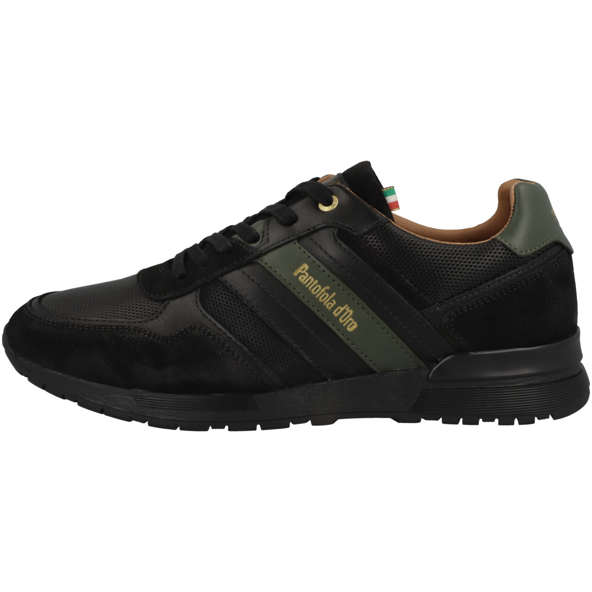 Pantofola d Oro Tortoli Uomo Low Sneaker Low schwarz