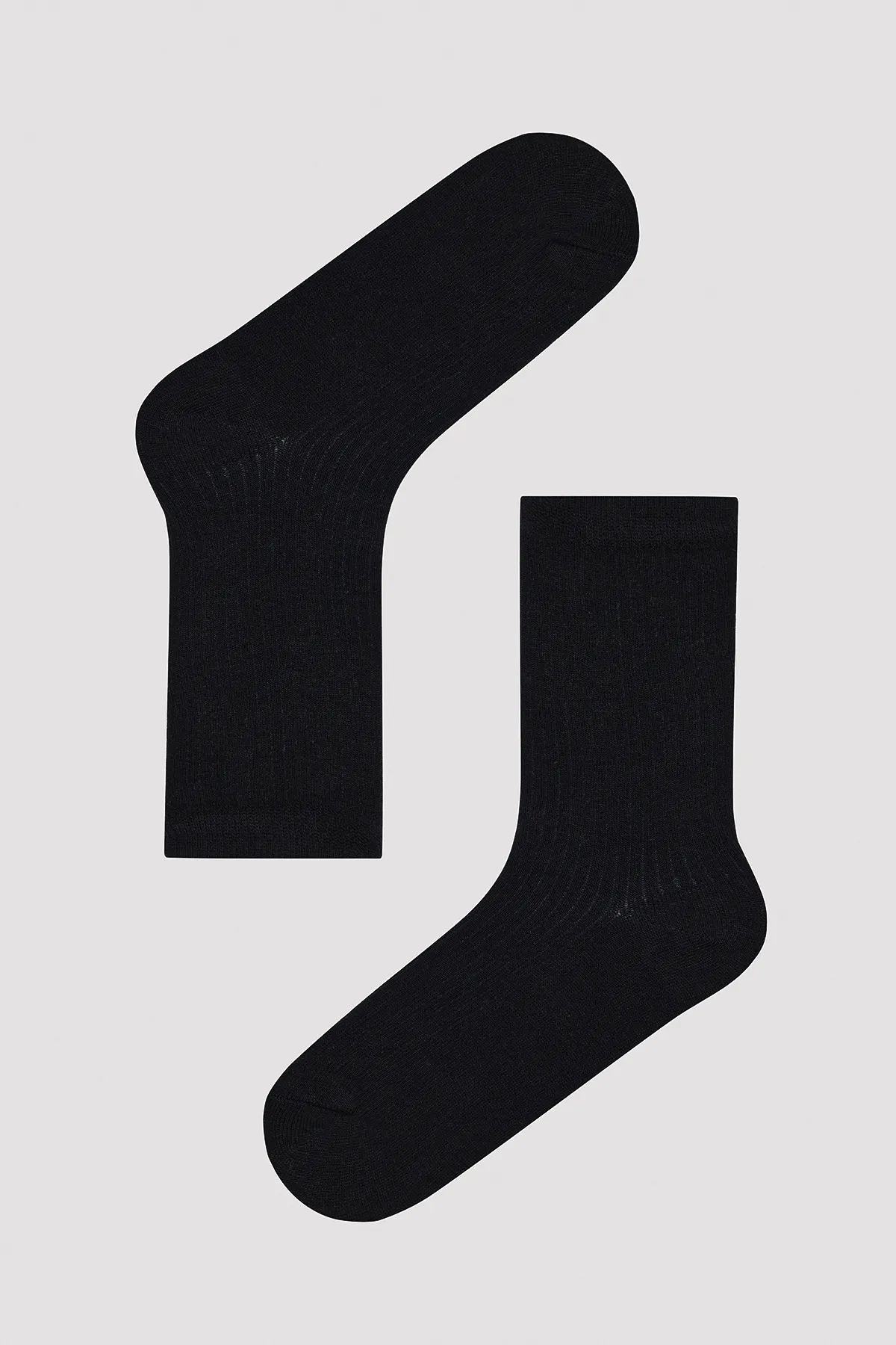 Penti  Basic Rib Schwarze 3-teilige Socken
