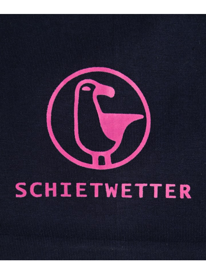 SCHIETWETTER Beanie mit Print Möwe in navy/neon magenta günstig kaufen onesize