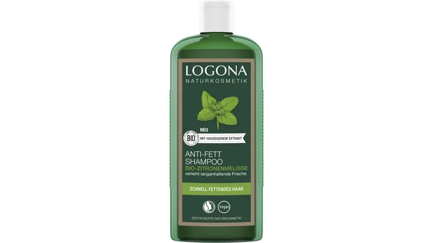LOGONA Anti-Fett Shampoo Bio-Zitronenmelisse 250 ml