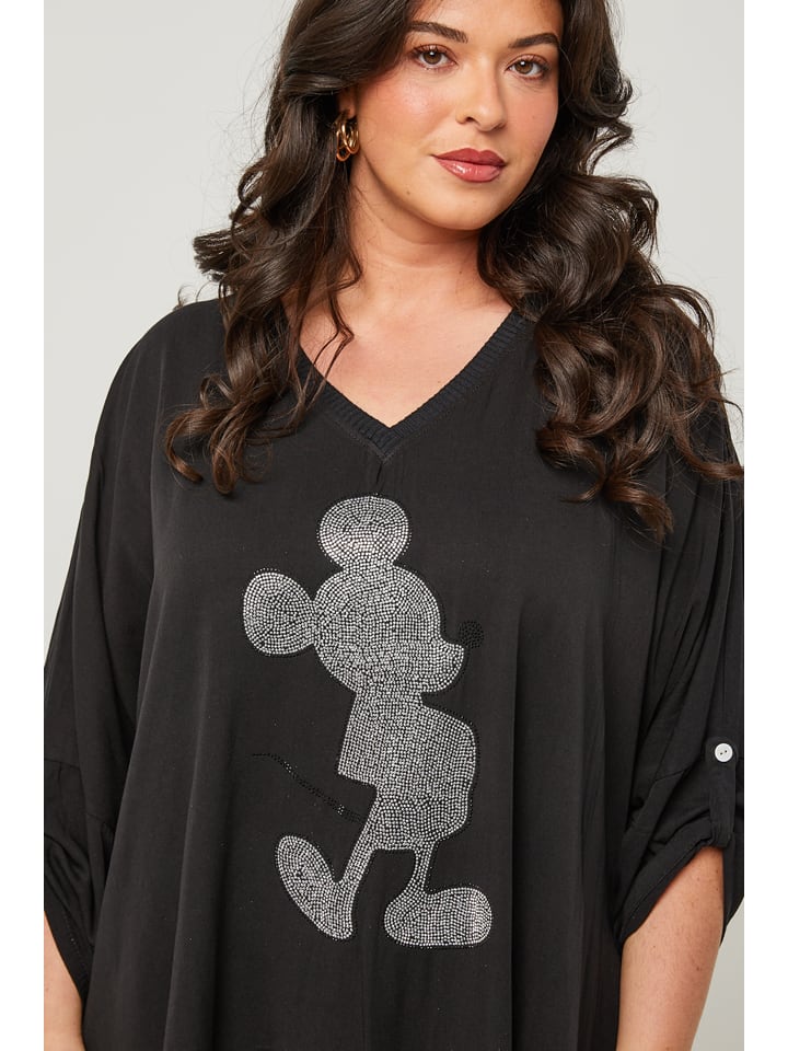 Curvy Lady Tunika in Schwarz günstig kaufen