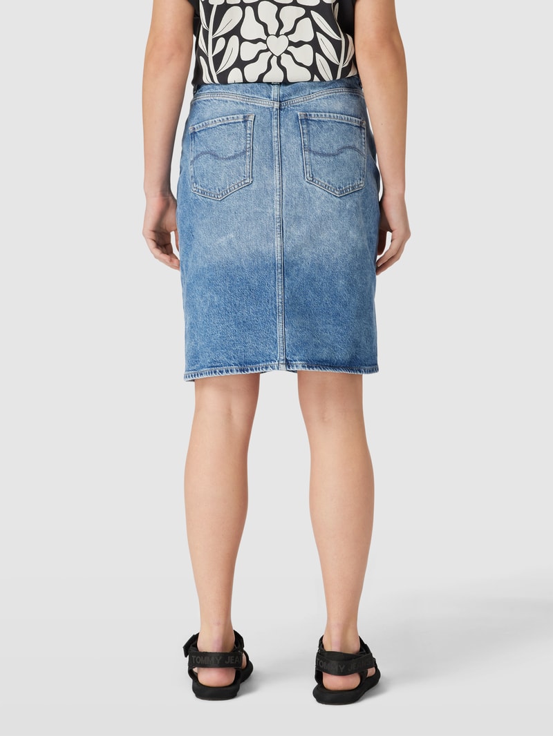 Jeansrock mit Eingrifftaschen Modell 'Agolde' in hellblau