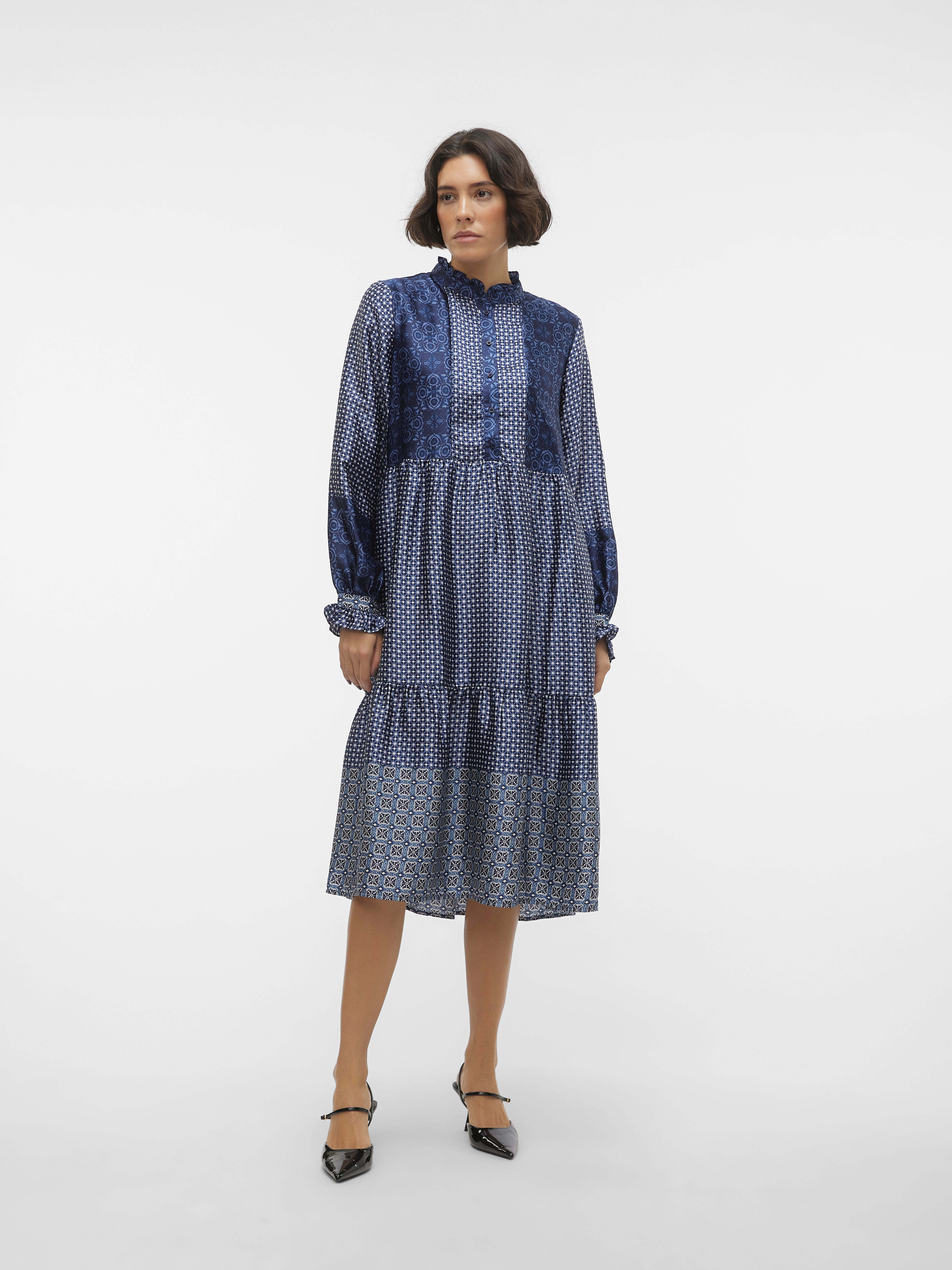 VMLEVI Langes Kleid