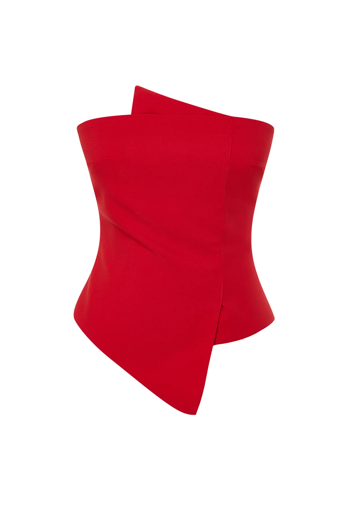 Trendyol Collection  Rotes gewebtes Body-Sitting-Bustier TPRSS24BZ00008