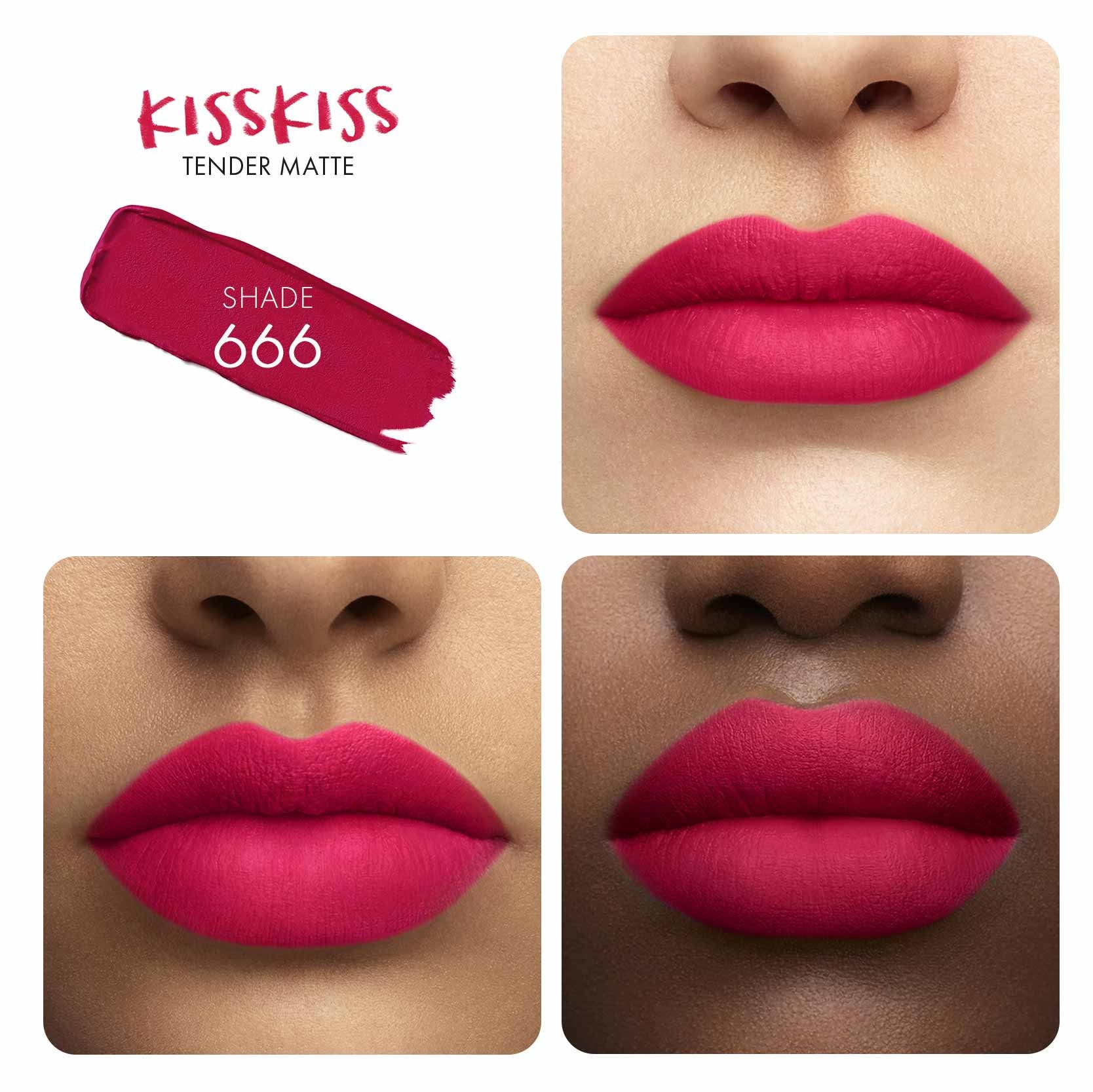 Lips KissKiss Tender Matte - batom fosco, batom