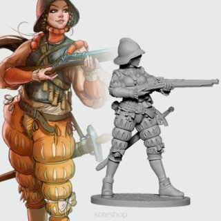 Francesca the conquistador (28 mm)