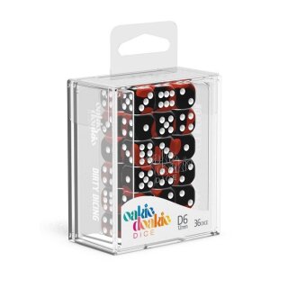 Oakie Doakie Dice W6 Würfel 12 mm Glow in the Dark Lava (36)