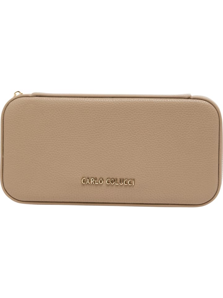 Carlo Colucci Schmucktasche DeGiovanni in Taupe günstig kaufen onesize