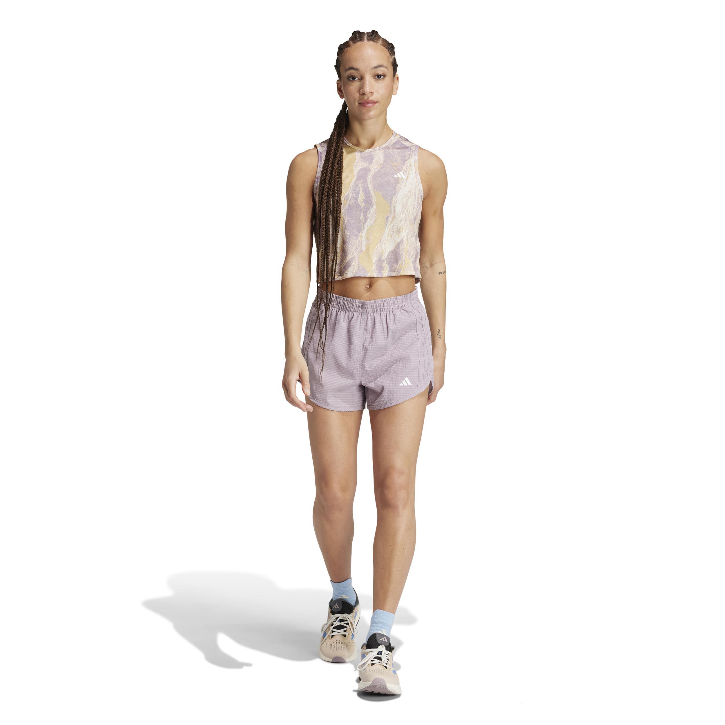 Own The Run MFTP Short Laufshorts Damen - Flieder