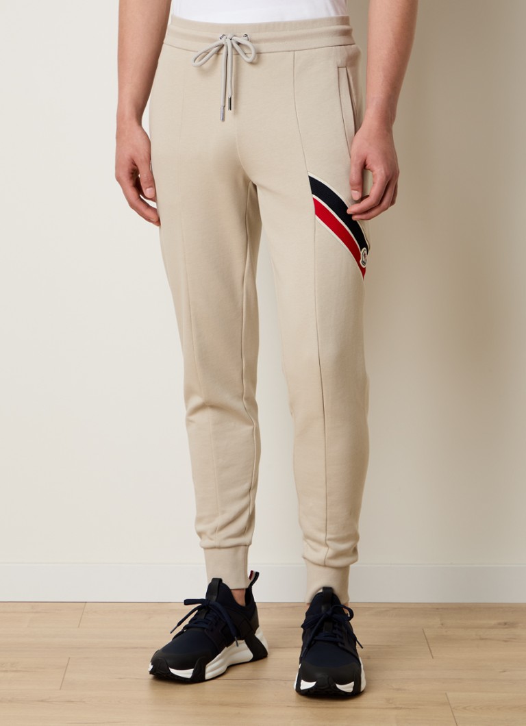 Pantaloni de trening Moncler Slim Fit cu logo