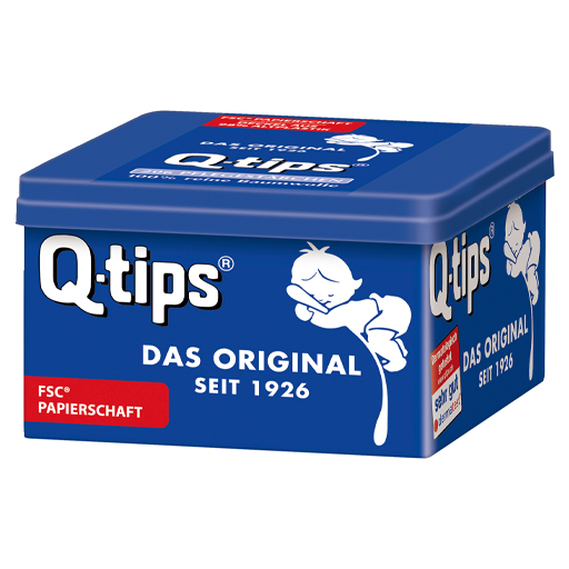 Q-TIPS Pflegestäbchen mit Papierschaft  206 St  Würfel