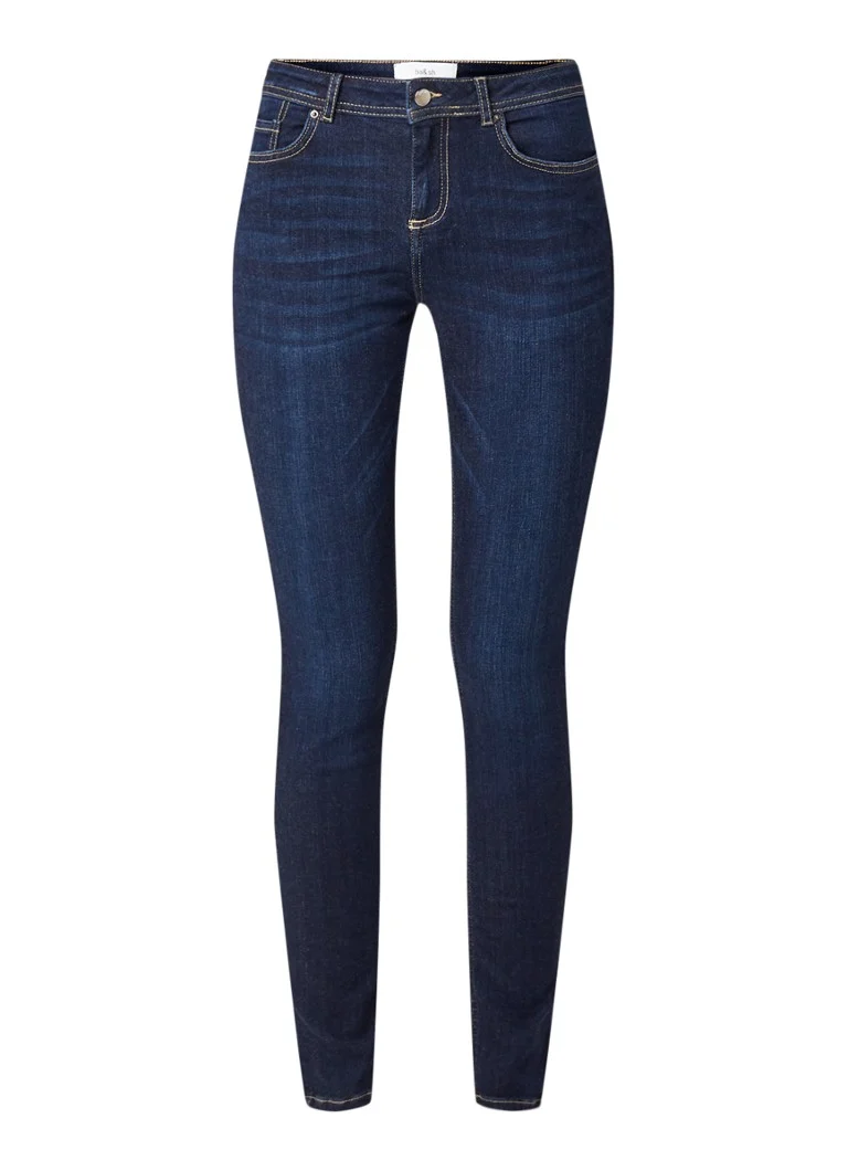 Blugi skinny cu talie medie Aimi de la Ba&sh