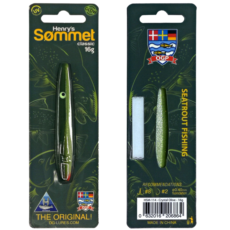 OGP Meerforellen-Köder Henry´s Sømmet (Crystal Olive)