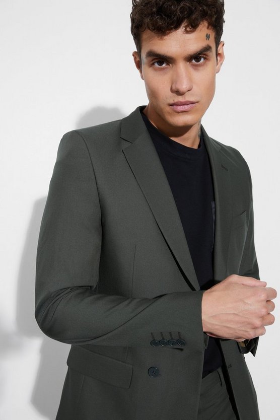 Doppelreihiger Super Skinny Blazer