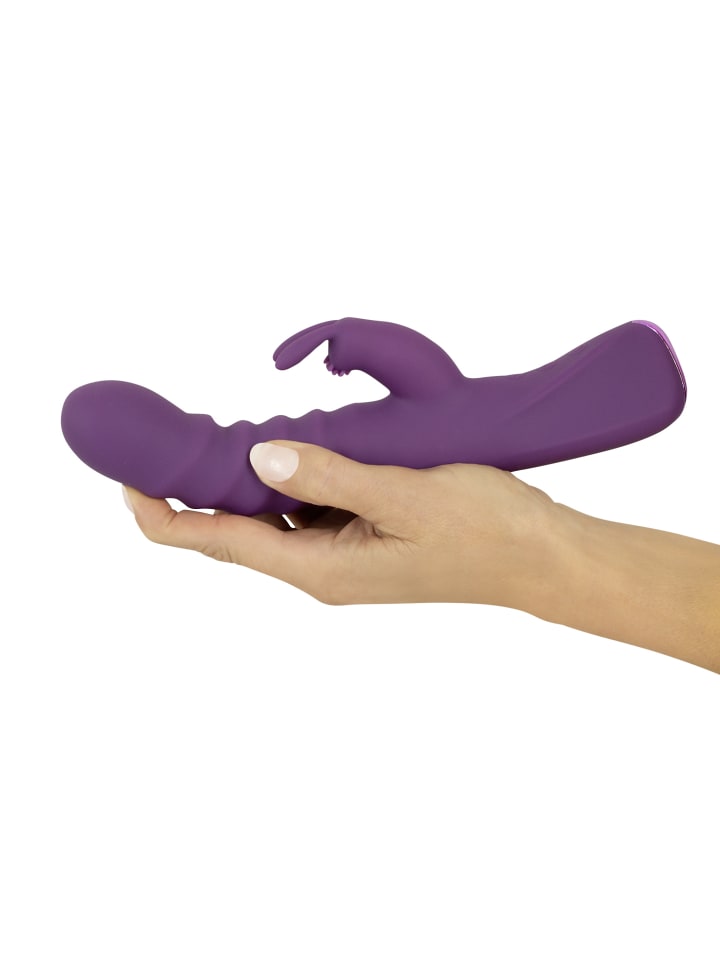 Javida Rabbitvibrator 2 Function Rabbit Vibrator in lila günstig kaufen 24 cm