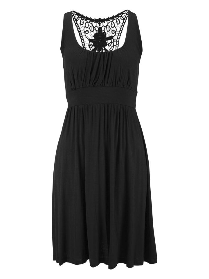 LASCANA Strandkleid in schwarz günstig kaufen