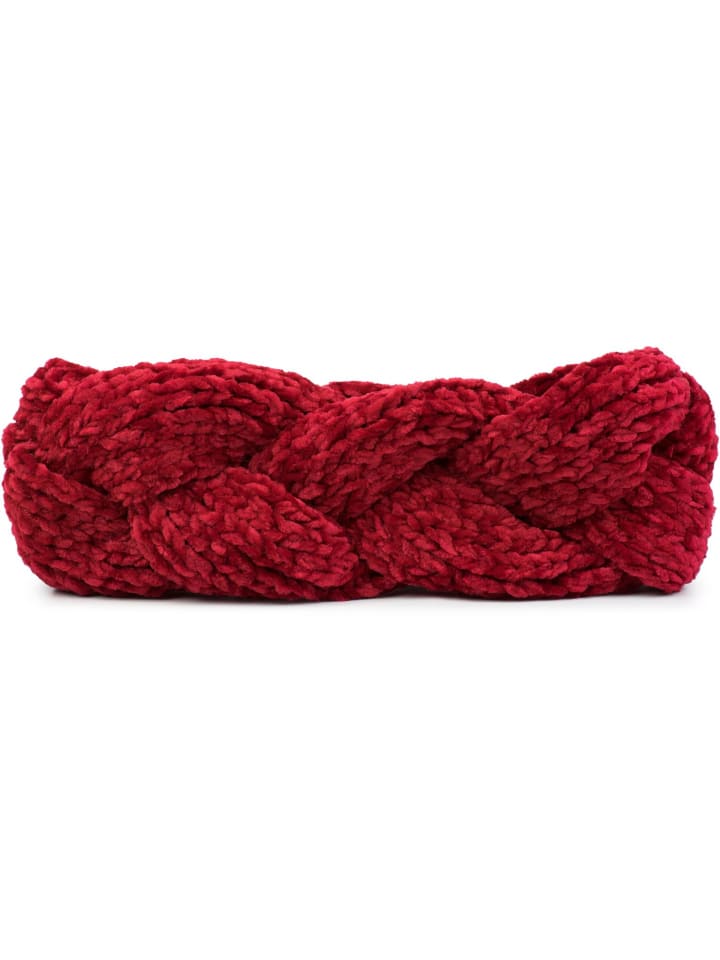 styleBREAKER Strick Stirnband in Rot günstig kaufen onesize