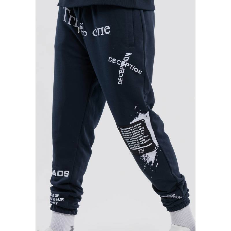 Tom Barron mit Schriftzügen Jumpsuit Herren
