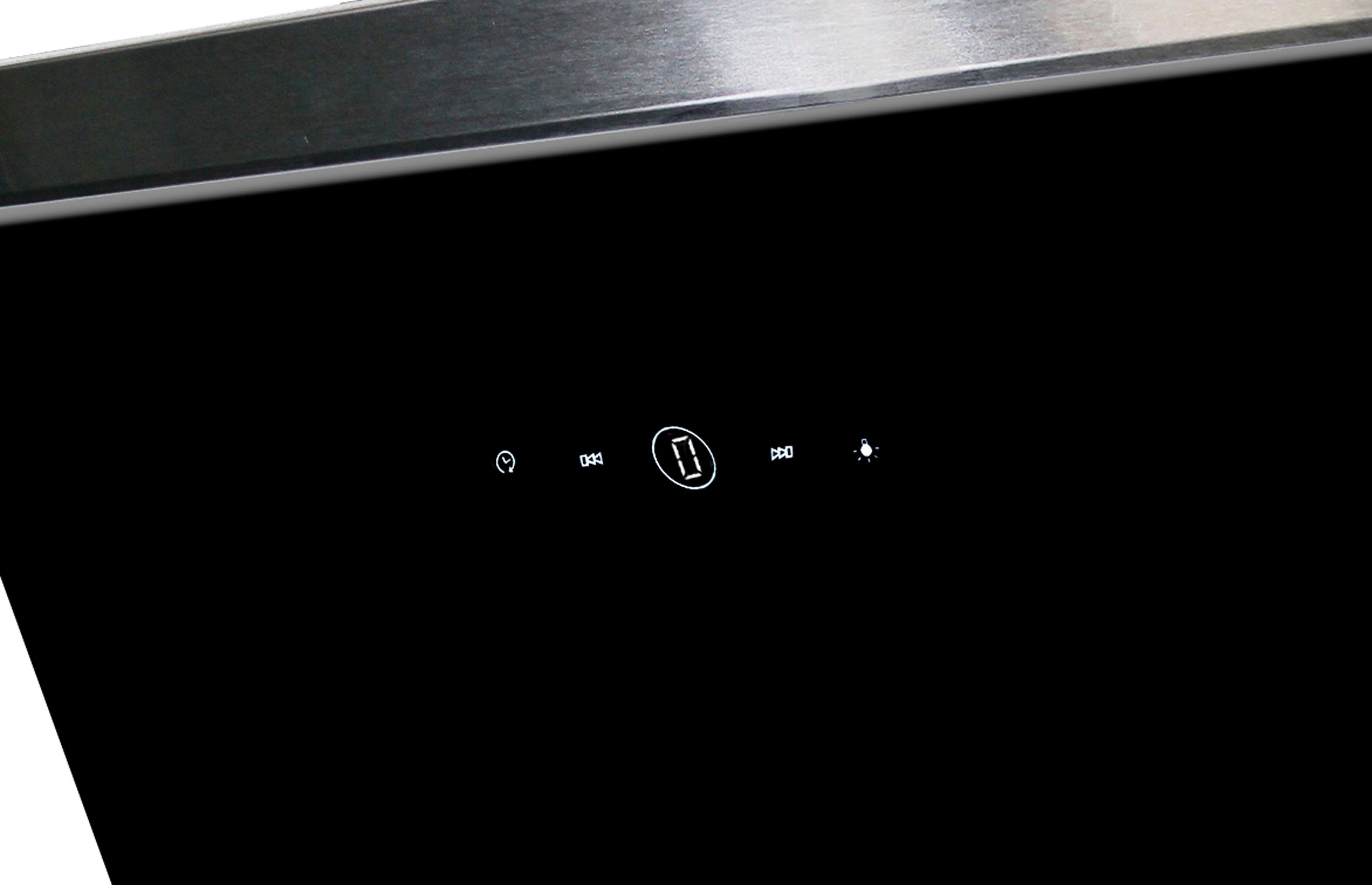 RESPEKTA Kopffreihaube CH89060S, 60 cm, 9 Leistungsstufen, LED-Beleuchtung, Ab- und Umluftfähig