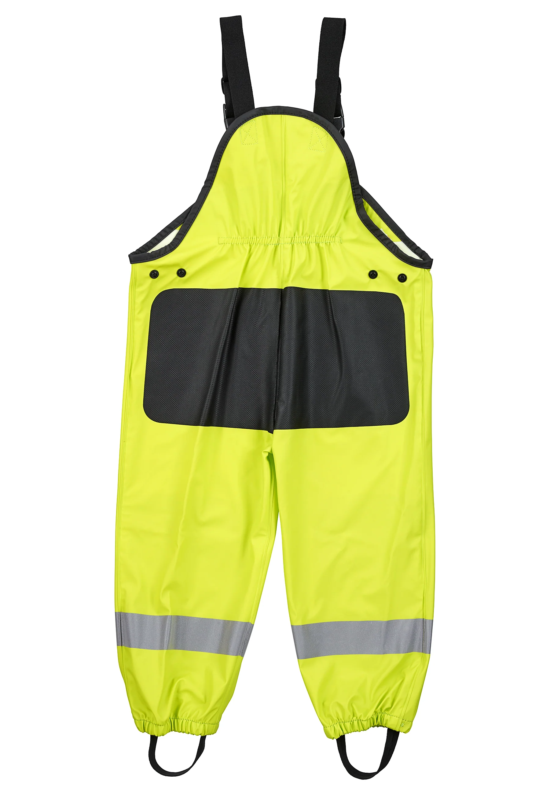 Funktions-Regenhose mit Trägern und Reflektoren