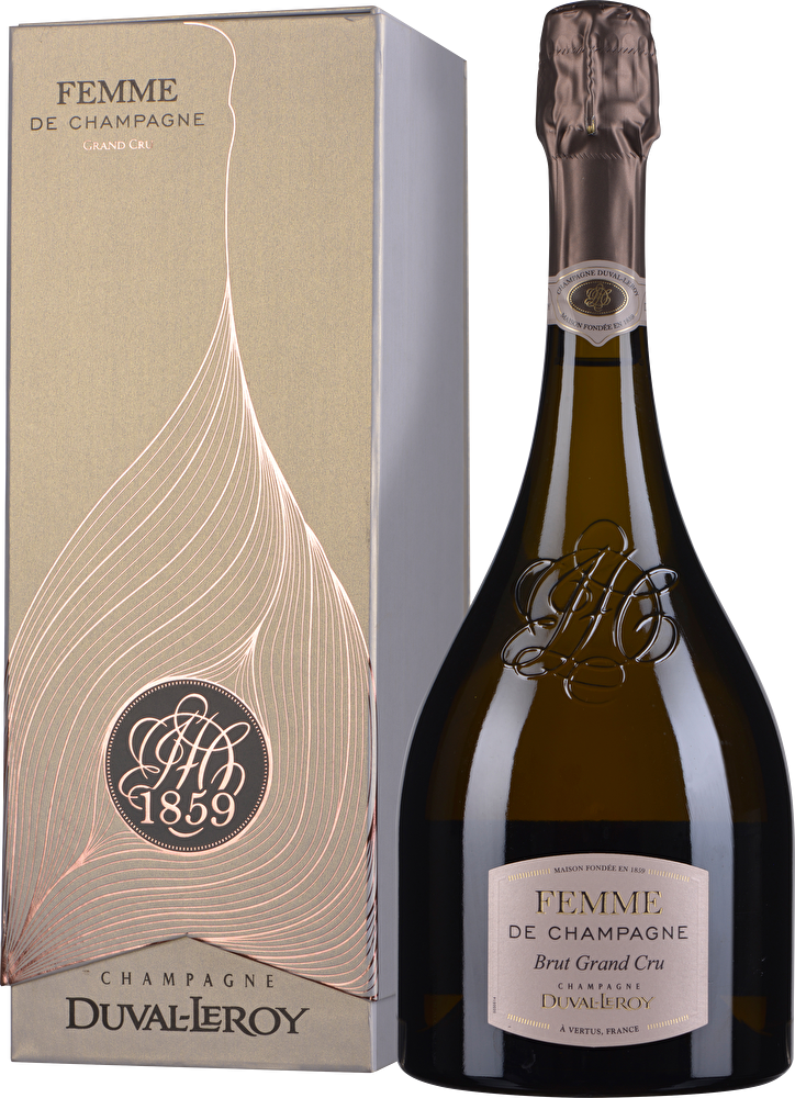 Duval-Leroy Champagne Grand Cru Brut Femme de Champagne im Geschenkkarton