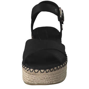 Tommy Hilfiger Shiny Touches Flatform Wedge in schwarz