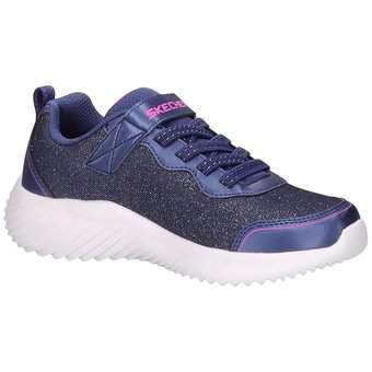 Skechers Bonnder Girly Groove Sneaker in blau