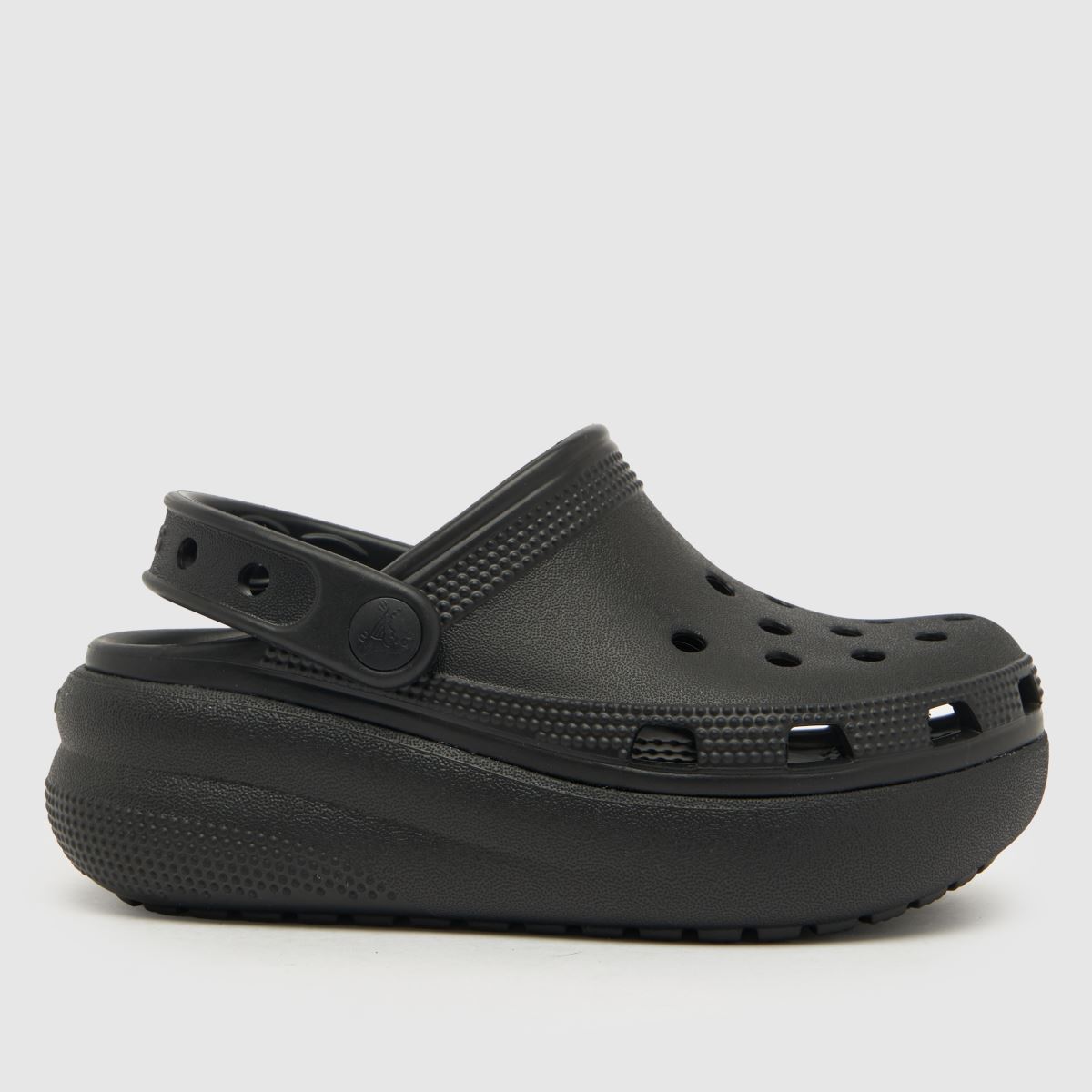 Crocs svarta Cutie Crush träskor för flickor, juniorsandaler