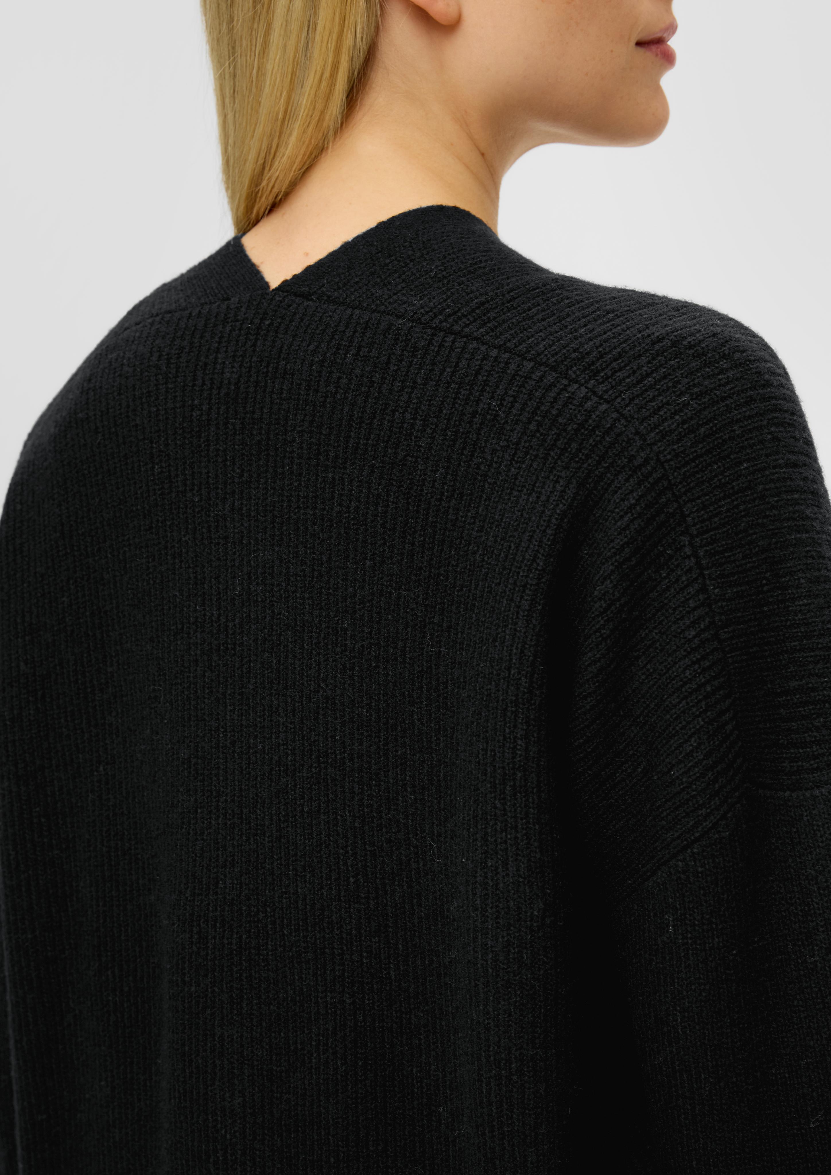 Verschlussloser Cardigan aus weichem Wollmix  2139099-9999