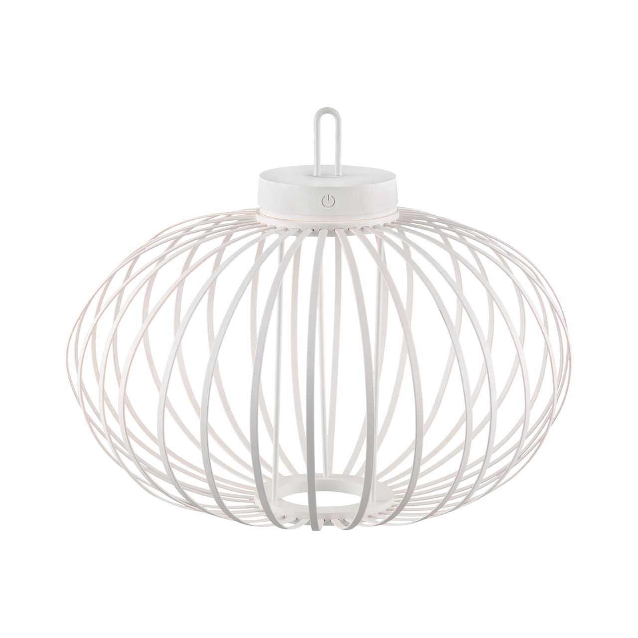 JUST LIGHT Akku Pendelleuchte AKUBA, 1x LED-Board/1,50Watt/2700Kelvin, IP44, Weiss