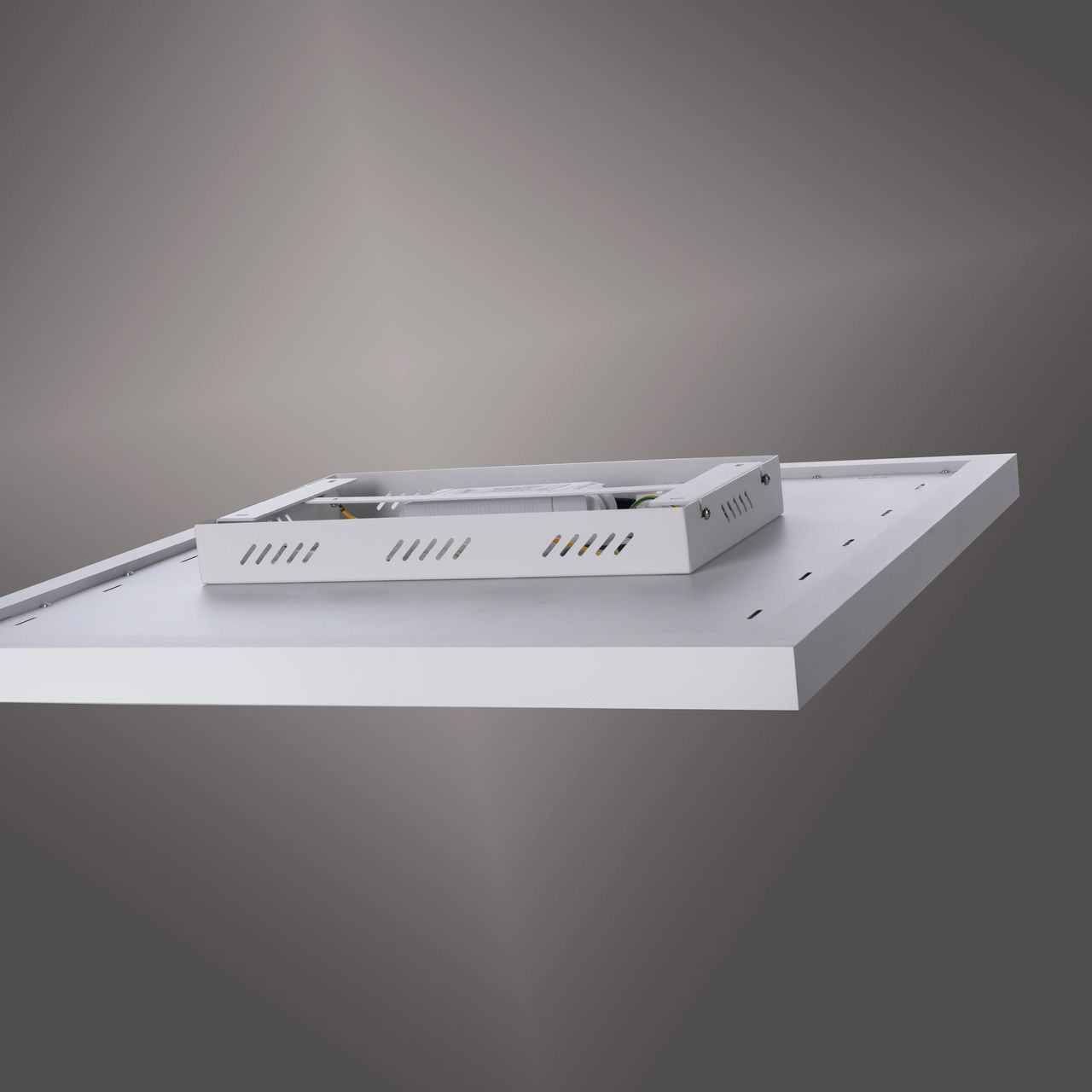 JUST LIGHT JUST LIGHT.  LED Deckenpanel mit IR-Heizung BEROA, 1xLED-Board/35W/2700-5000K, Weiss
