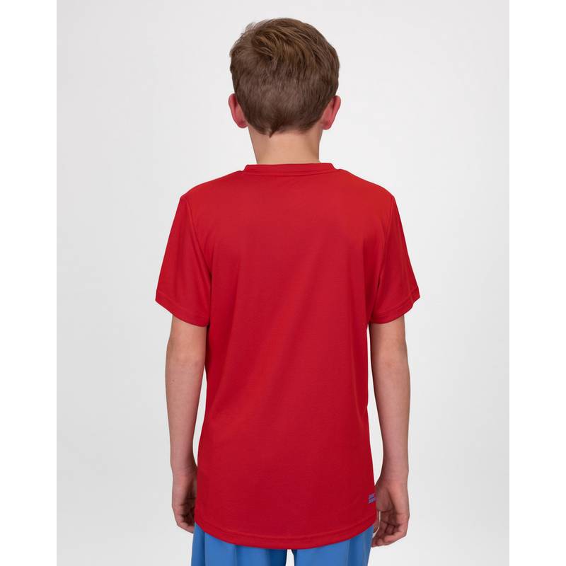 BIDI BADU Crew Inside Out Junior V-Neck Tee Tennisshirt Jungen
