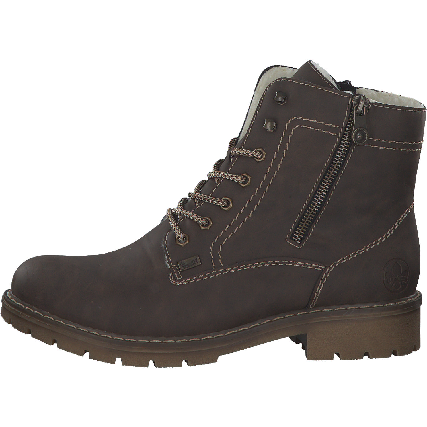 Rieker Y9134, Schnürstiefel, Damen, schoko