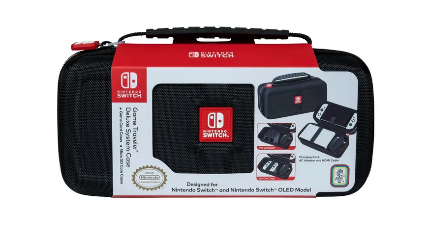 Switch Travel Case NNS4000 - Offiziell lizenziert [black]  [komp. Switch OLED]